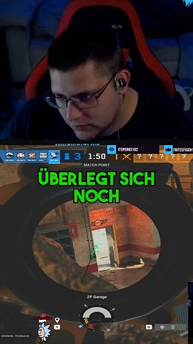 Nah uh not through Garage #rainbow #twitch #gaming #rainbowsixsiege