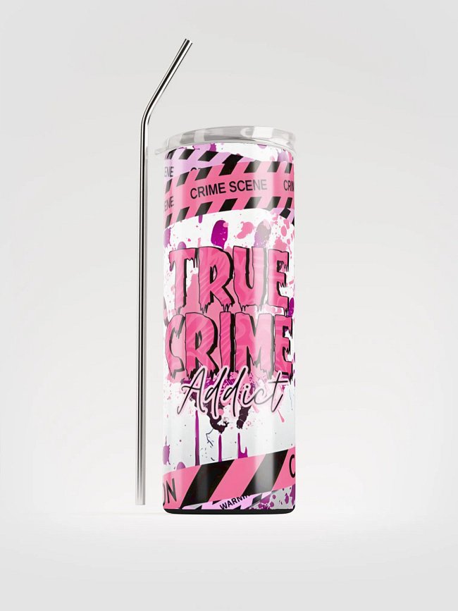 20oz skinny Stainless Steel Tumbler with a Straw & Lid