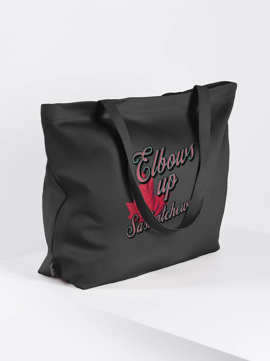 Elbows Up Maple Leaf Saskatchewan Pride Organic Tote product image (1)