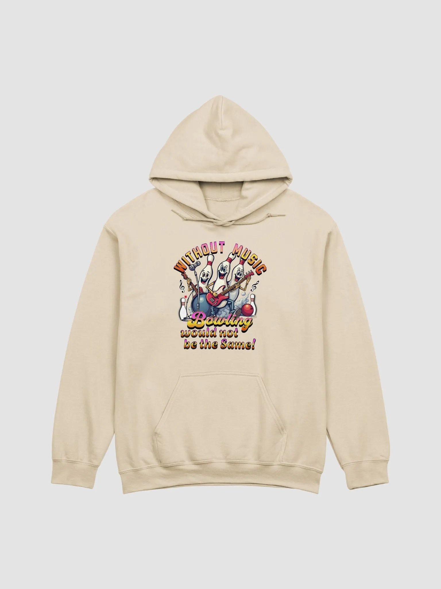 Without Music Bowling Would Not Be The Same Musical Pins Hoodie product image (19)