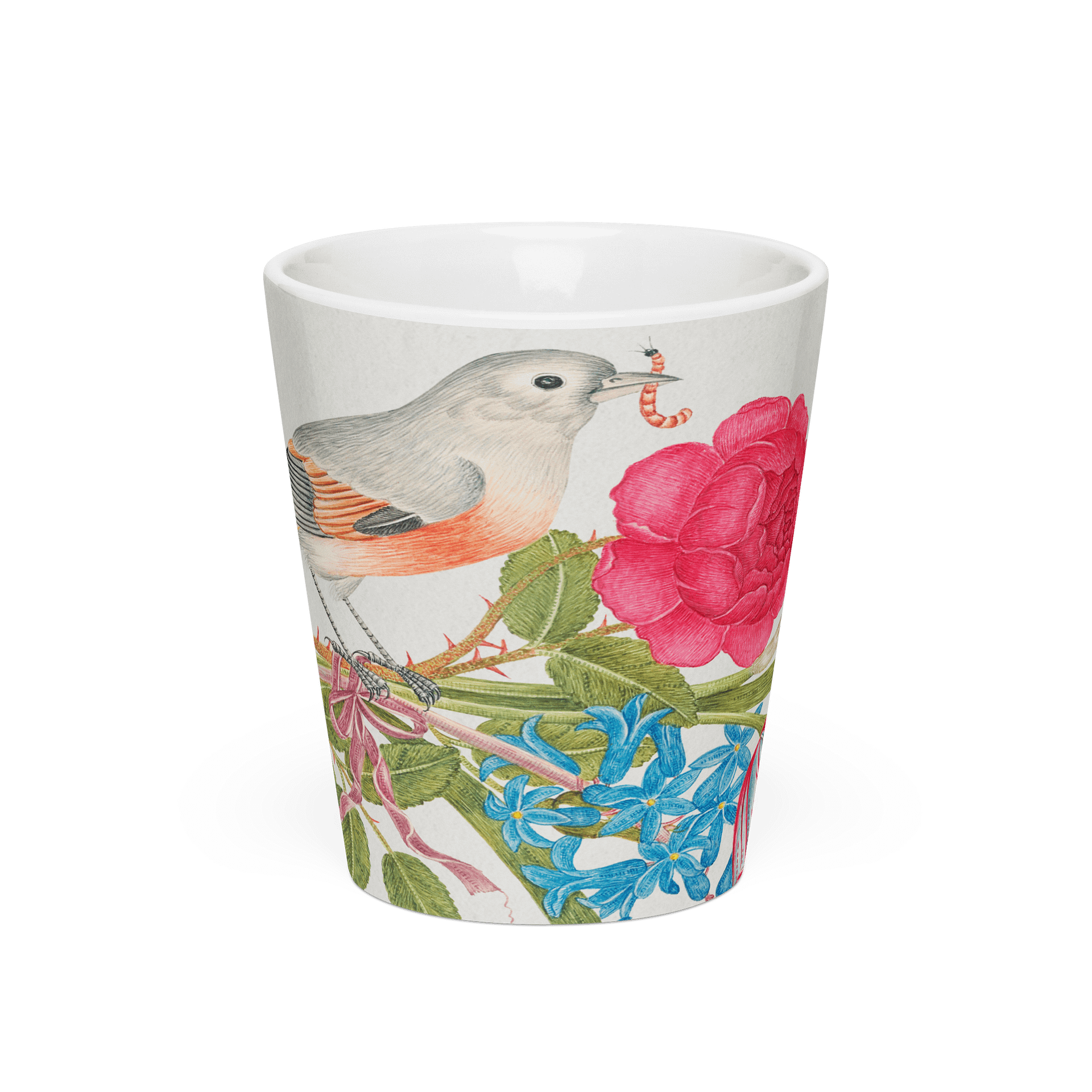 Whimsical Bird and Bloom Latte Mug product image (3)