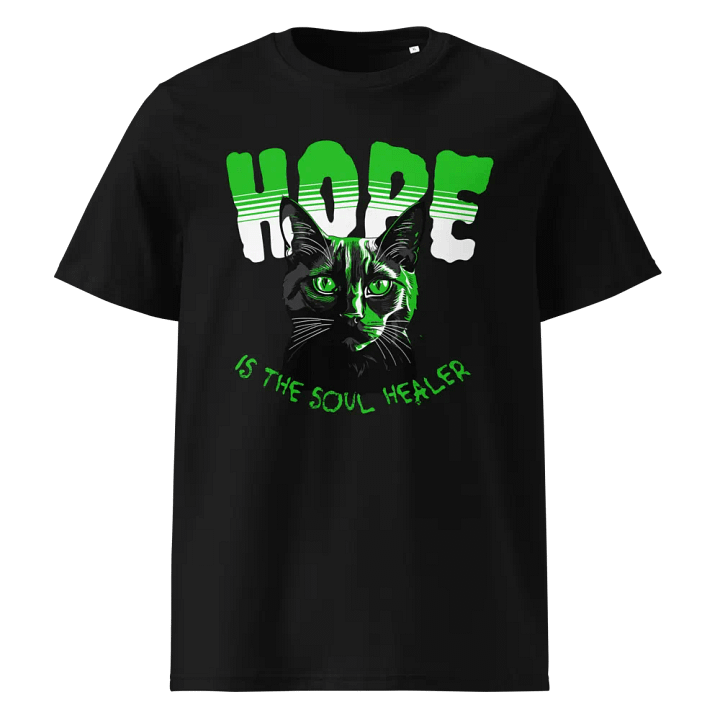 HOPE IS THE SOUL HEALER ORGANIC T-SHIRT product image (1)