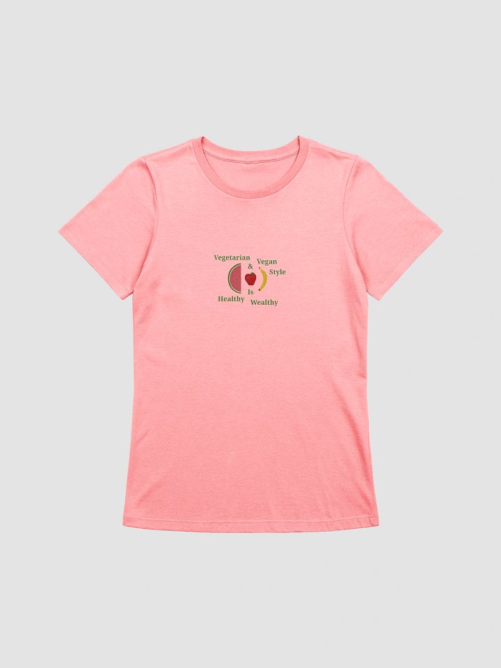 Healthy Wealthy Vegetarian & Vegan T-Shirt product image (1)