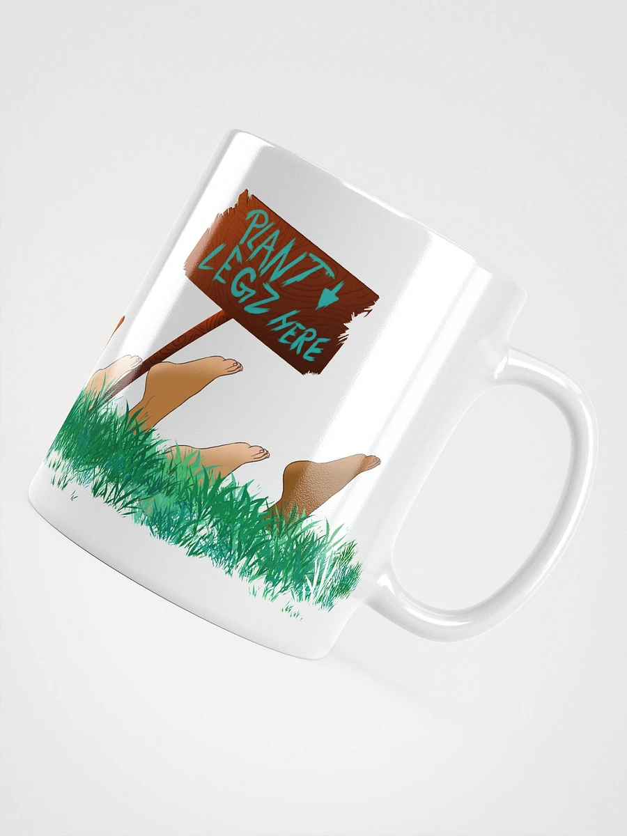 PLANT LEGZ HERE - White Glossy Mug product image (5)