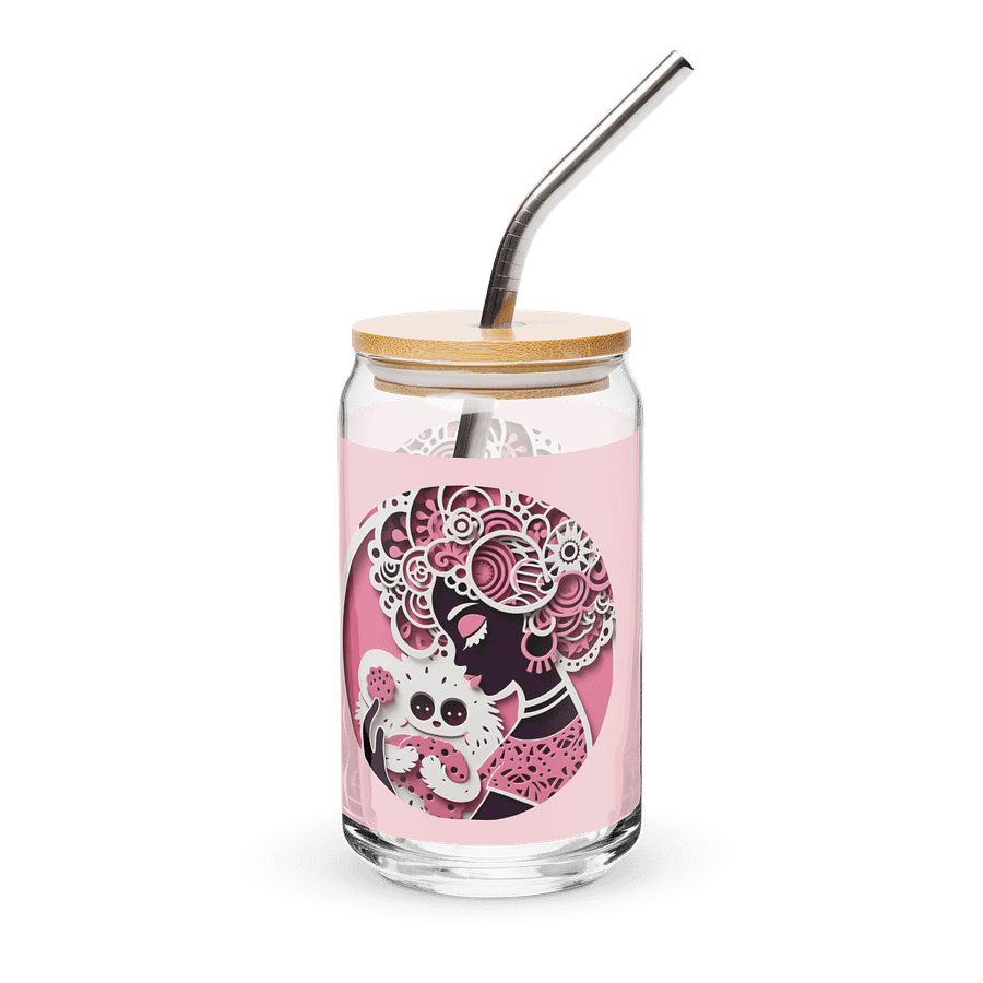 Pink Cookie Monster | Can-Shaped Glass product image (4)