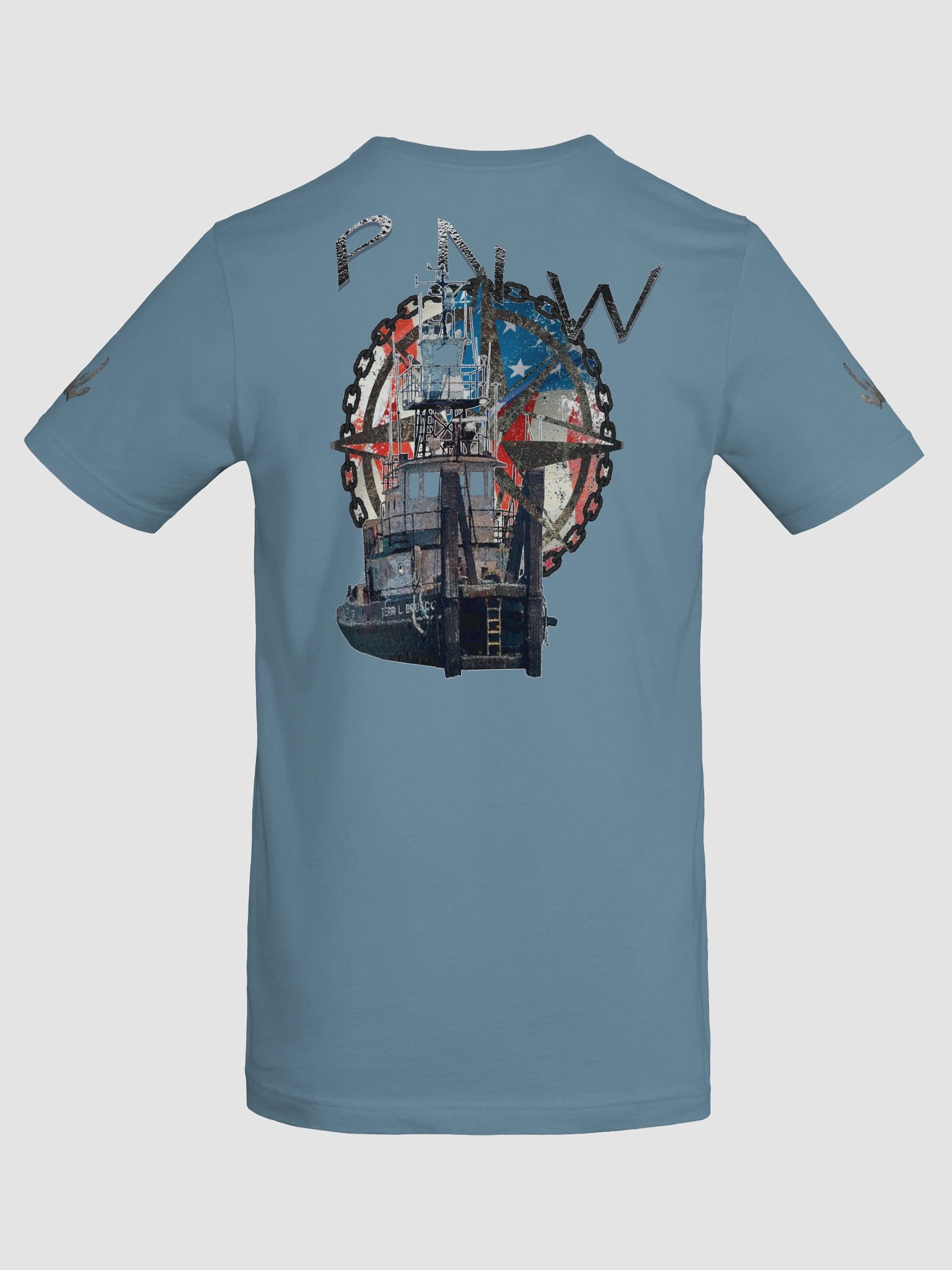 Flage PNW Compass Rose Terri L. Brusco - T-Shirt product image (8)