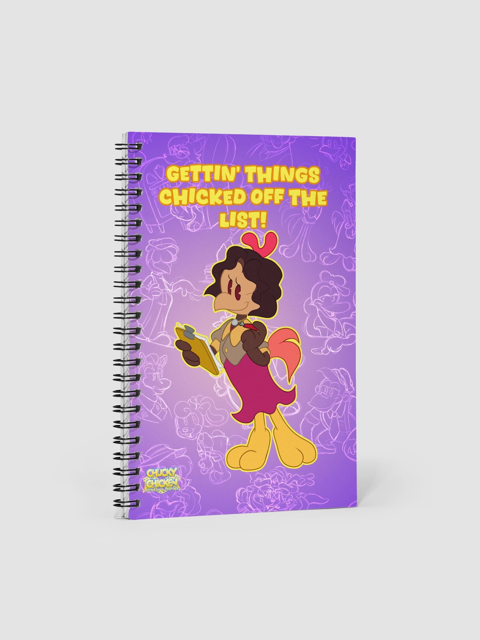 Chelsai Chicken Spiral Notebook product image (1)