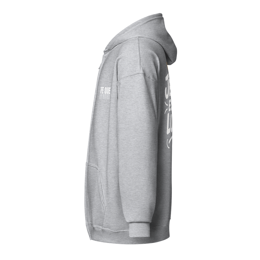 Sudadera unisex con capucha y cremallera | Jesús es mi luz product image (3)