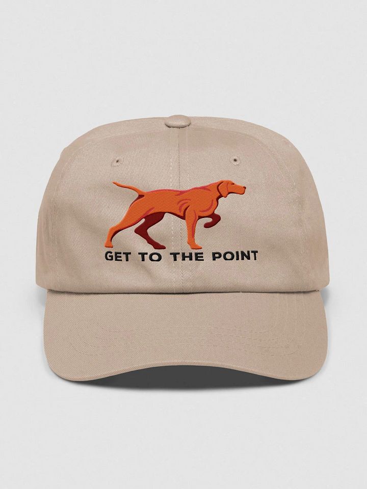 Get to the Point Classic Dad Hat(Embroidered) of a Vizsla product image (33)