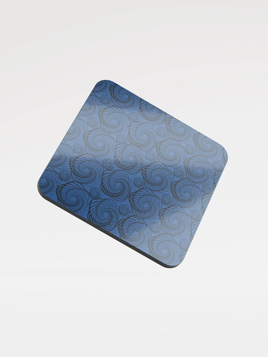 Swirling Midnight Cork Coaster house-proud ladies and gents product image (1)