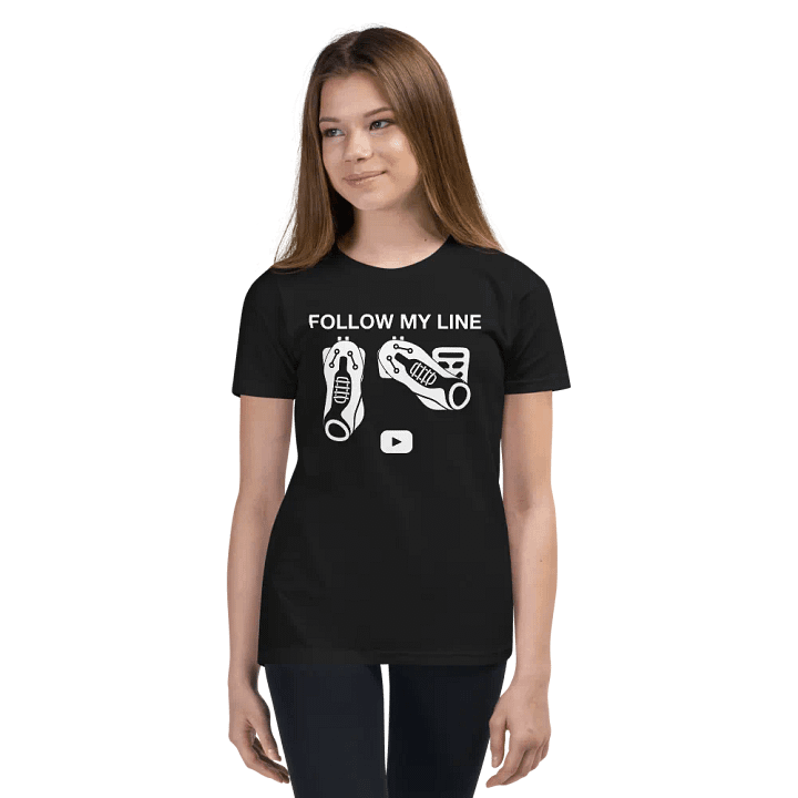 Follow My Line Youth Logo T-Shirt product image (6)