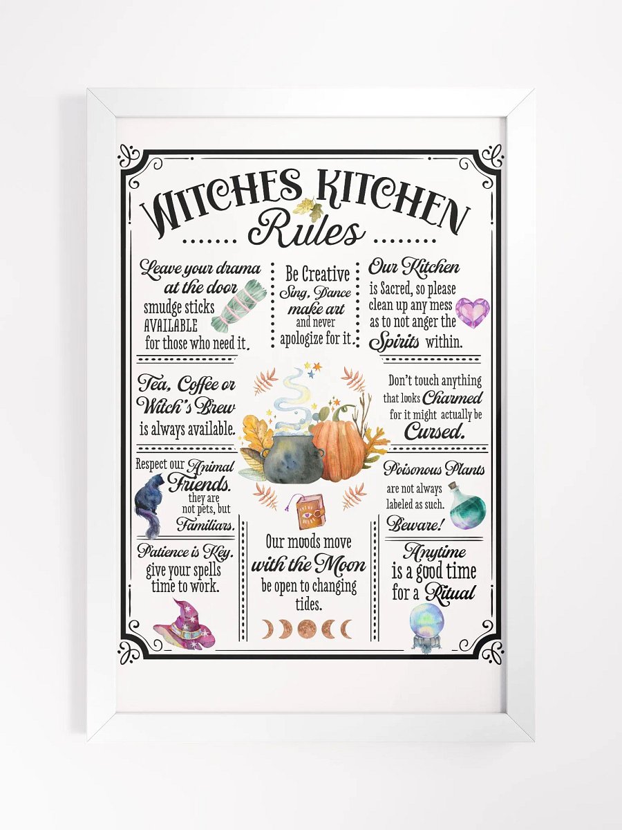 Witches Kitchen Rules - Witchy, Kitchen Witch, Magic Kitchen Gift product image (2)