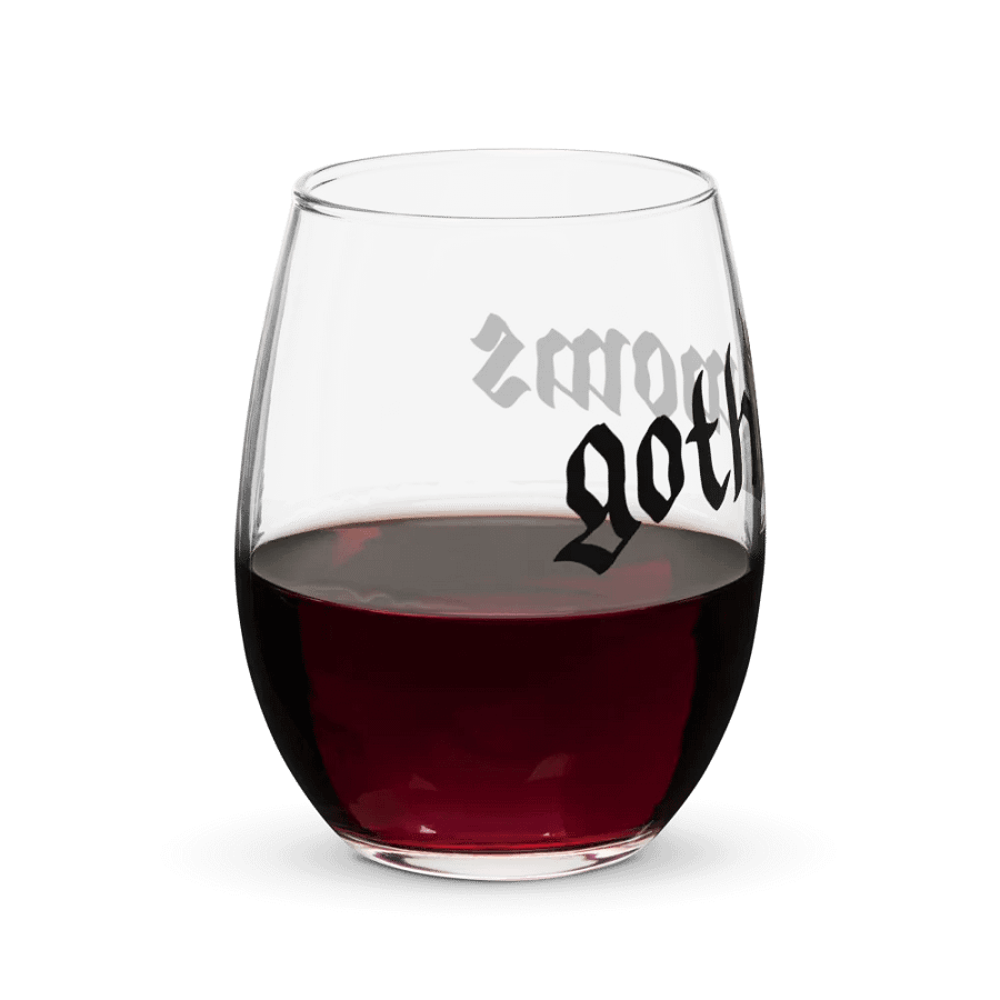 Gothmom wine glass product image (8)