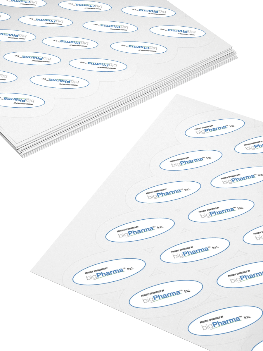 Sponsored by Big Pharma sticker set product image (10)