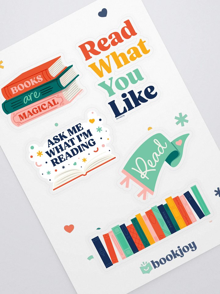 Book Joy Sticker Sheet product image (1)