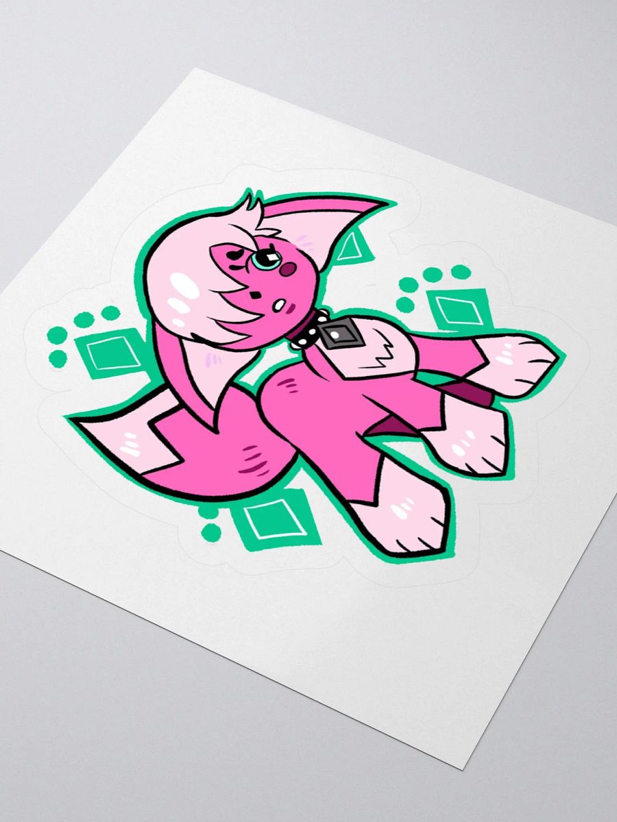 "Darling Diamonds" Fuchsia Sticker product image (2)
