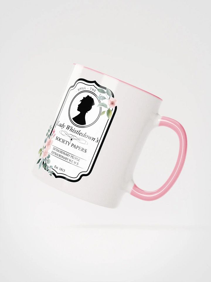 Lady Whistledown Society Mug | Bridgerton-Inspired Vintage Design product image (2)