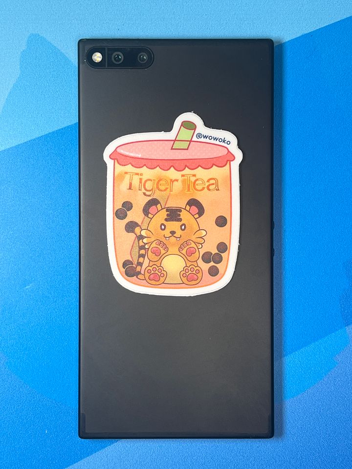 Zodiac Drink - Tiger Milk Tea - Sticker product image (2)