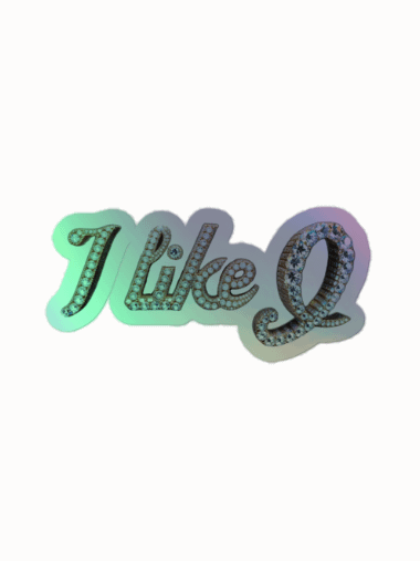 I like Q Sparkle Sticker Set product image (1)