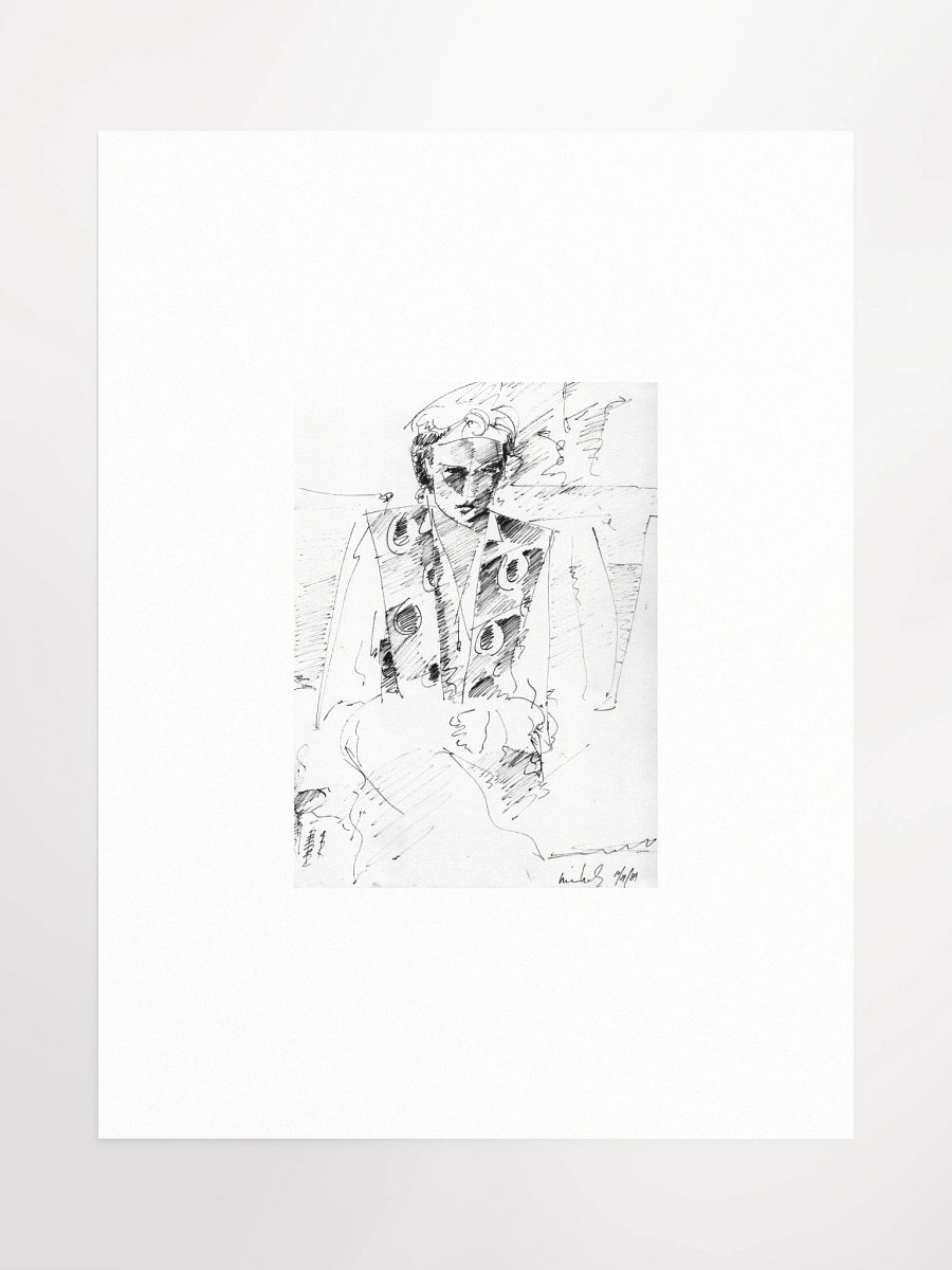 San in Armani Sweater 11.24.84 Print product image (2)