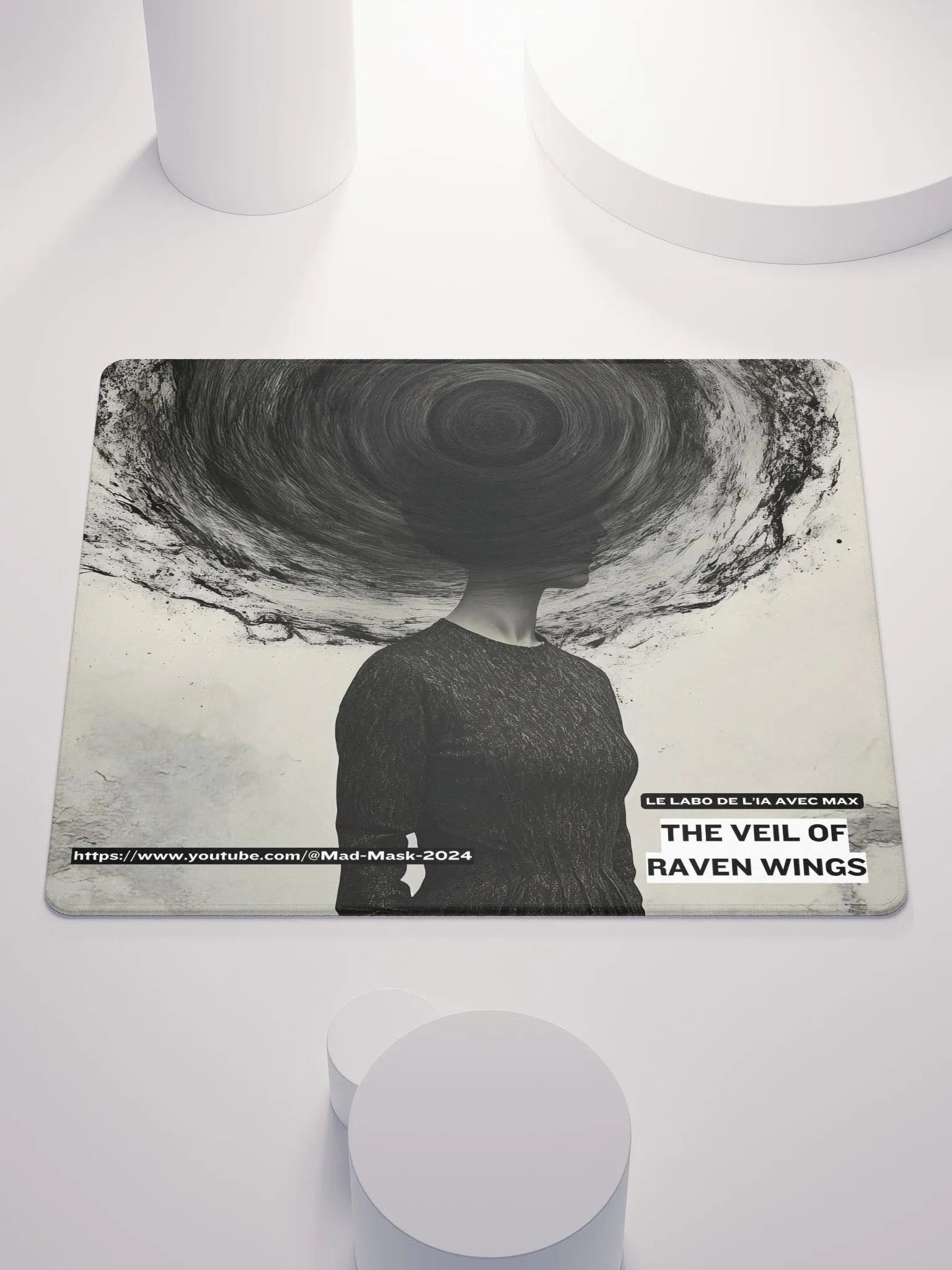 Mouse Pad Gaming The Veil of Raven Wings product image (1)