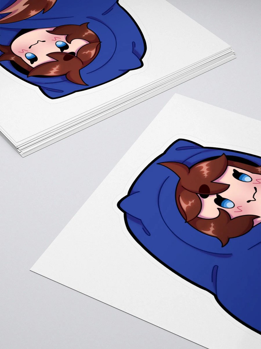 Wolfy Comfy Sticker product image (4)