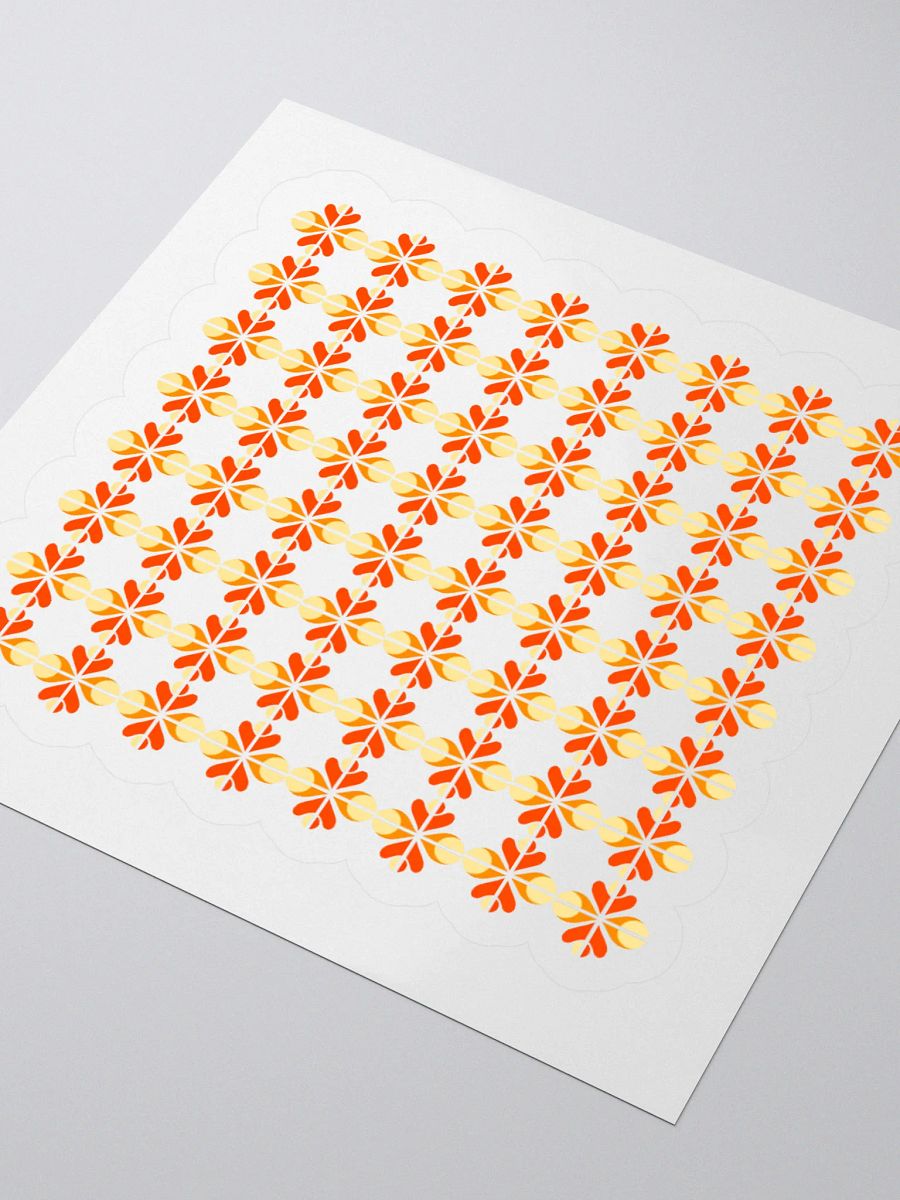 Geometric Floral Pattern Sticker Set product image (7)