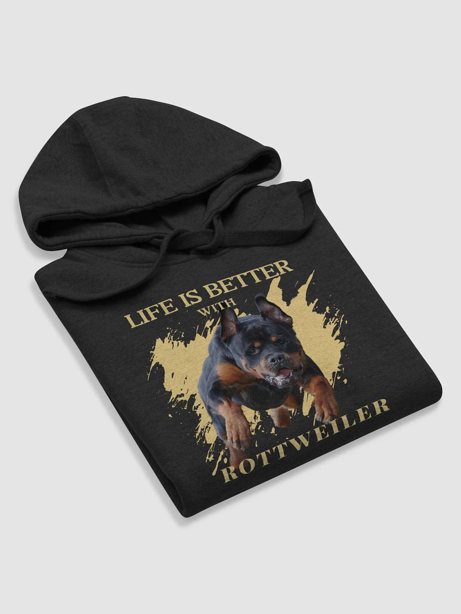 Life Is Better With Rottweiler Gold Color Hoodie product image (3)