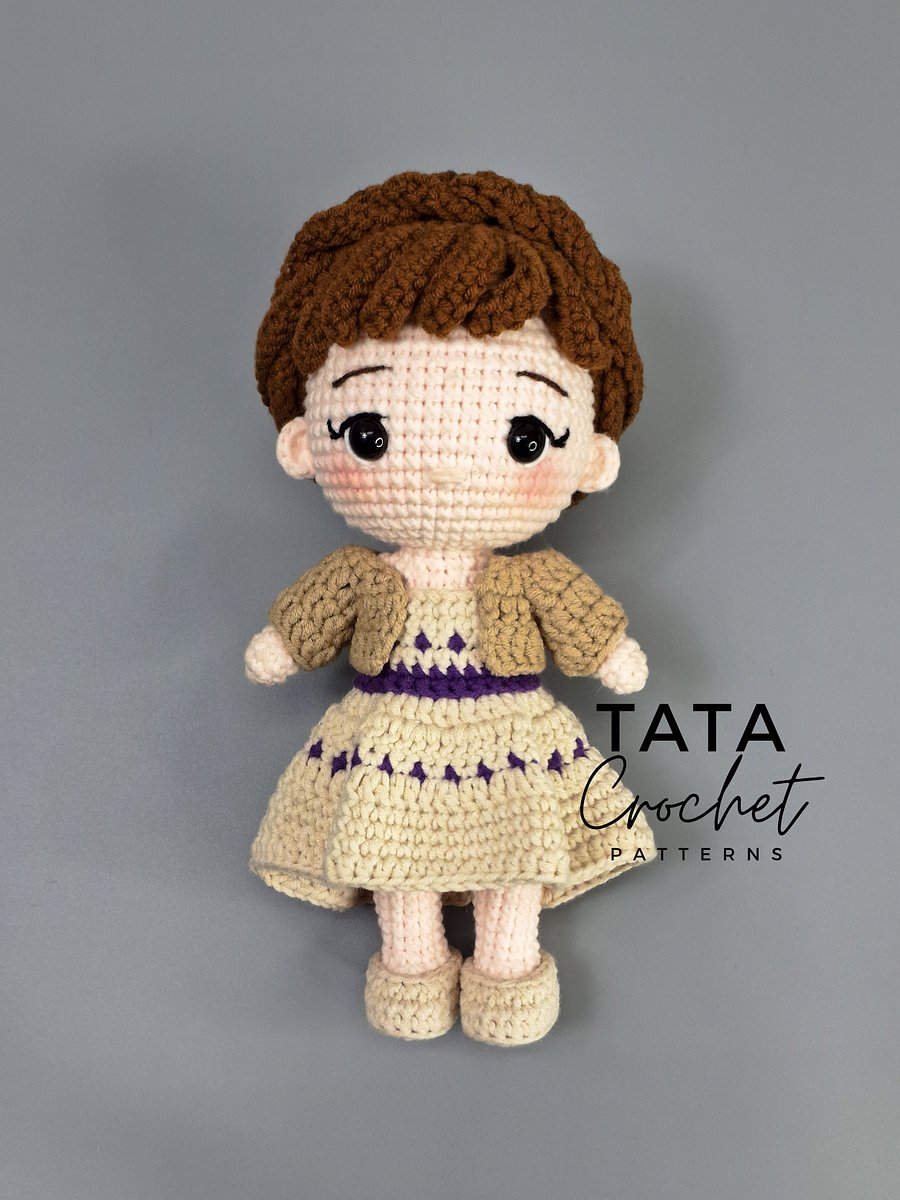 PDF -♡- Doll Dress Up & Transformation -♡- Anna Princess Amigurumi Crochet Pattern product image (9)