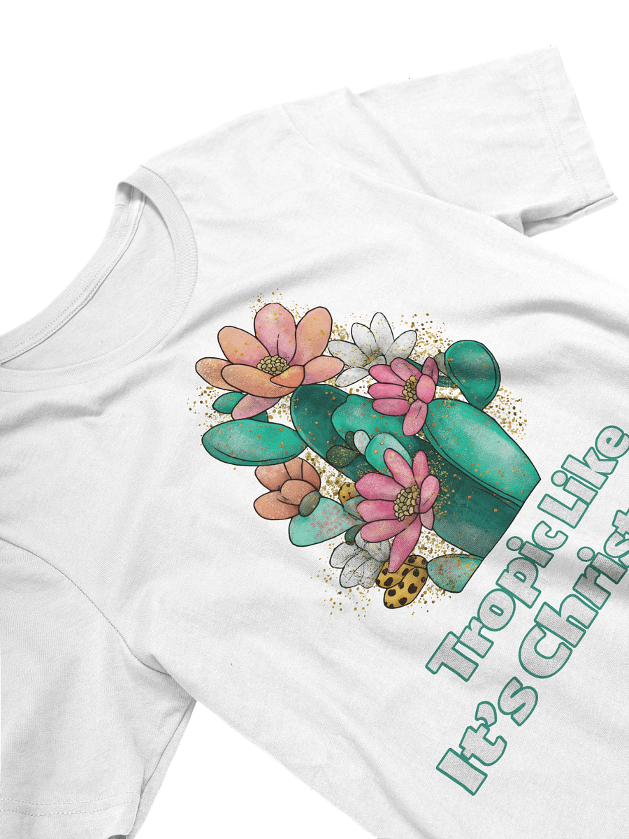 Tropic Like It's Christmas Cacti T-Shirt product image (17)