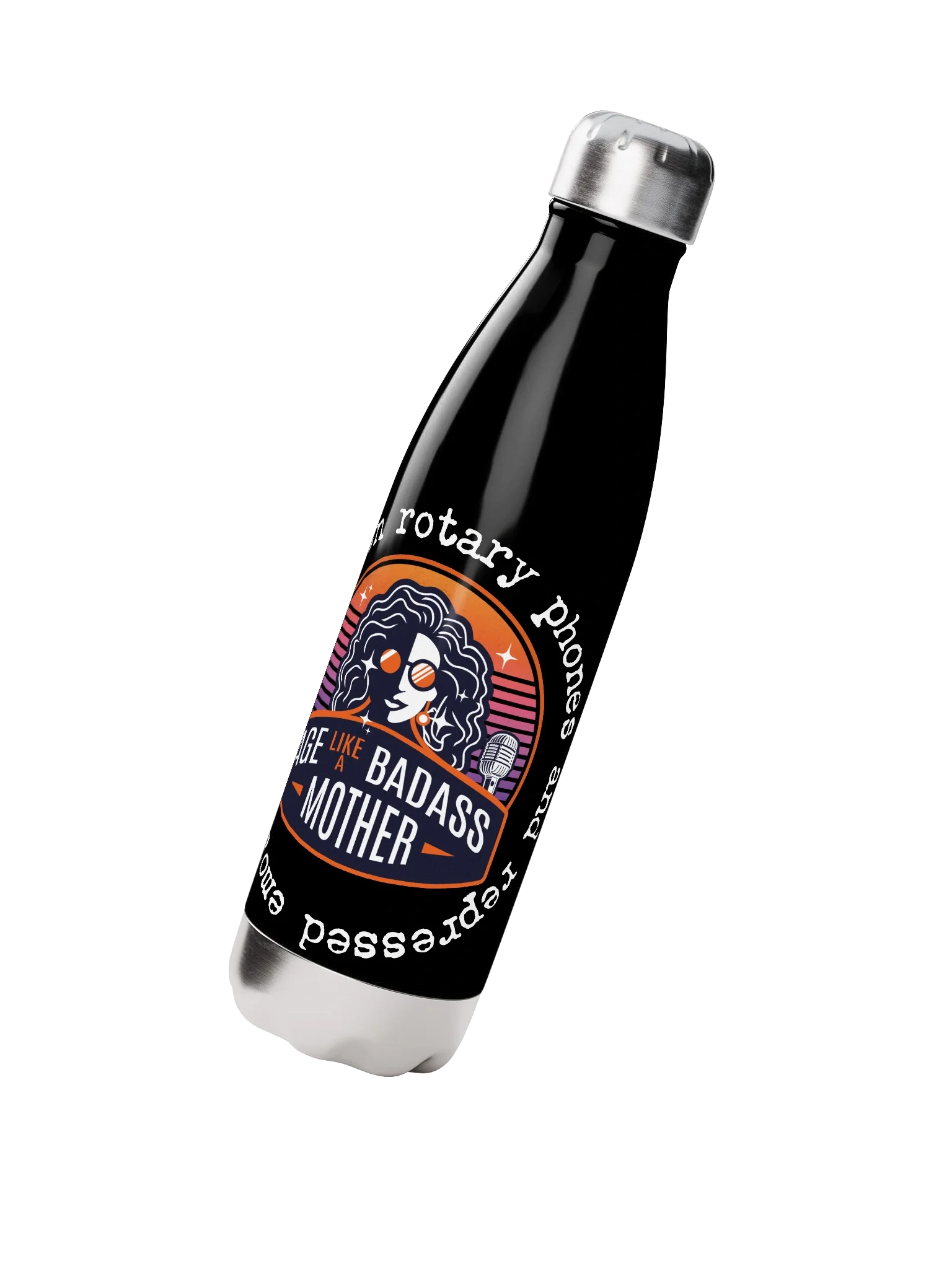 Raised on Rotary Phones – Water bottle - Logo product image (2)