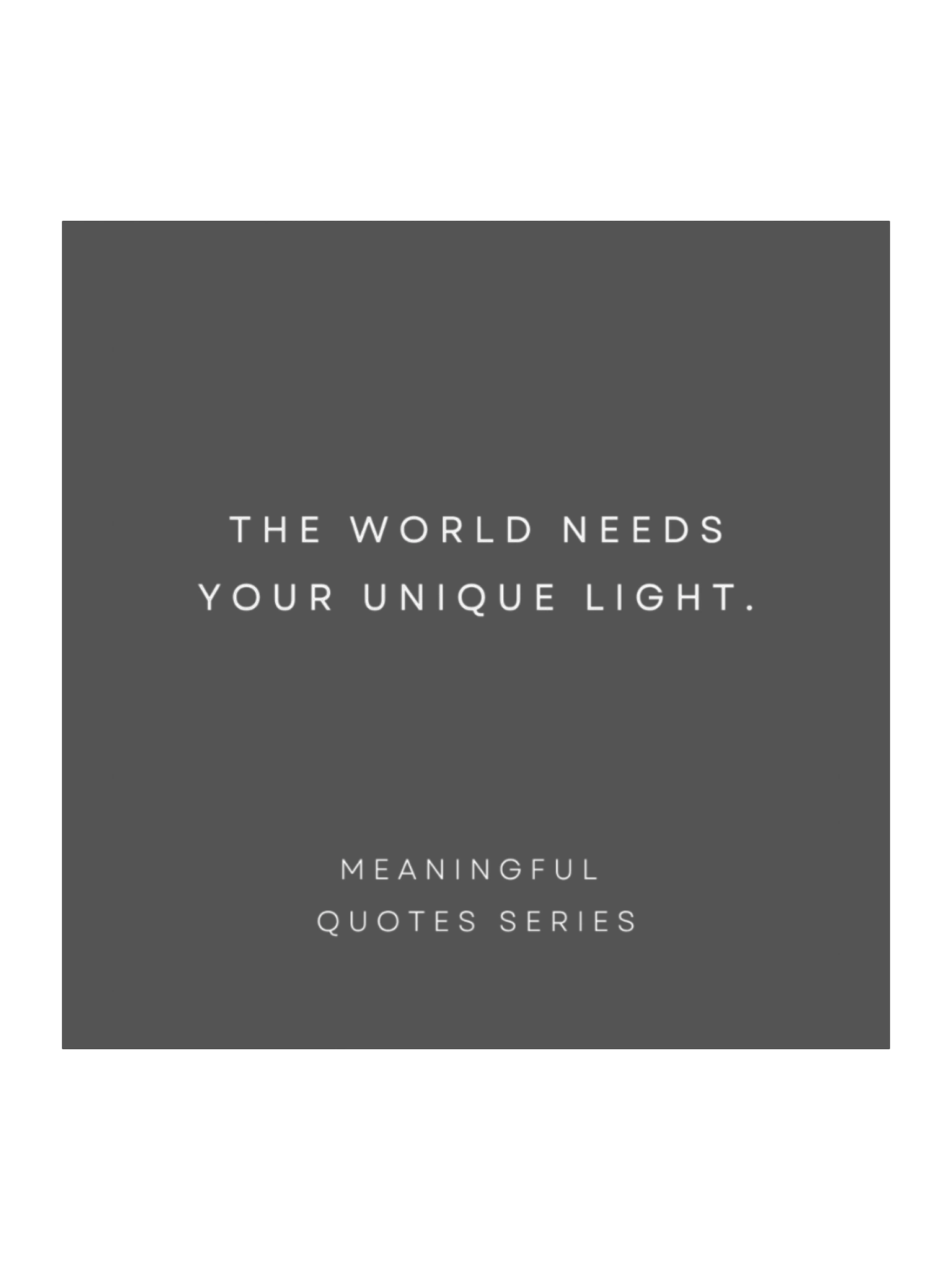 The World Needs Your Unique Light. product image (1)