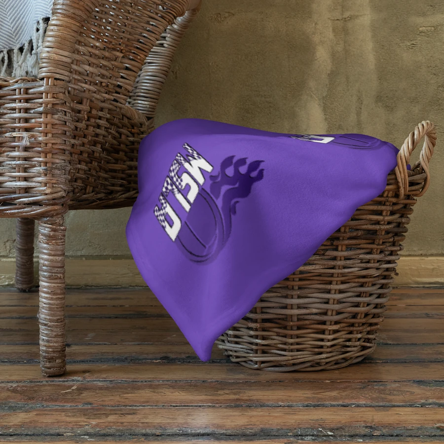 MSLA Purple Throw Blanket product image (11)