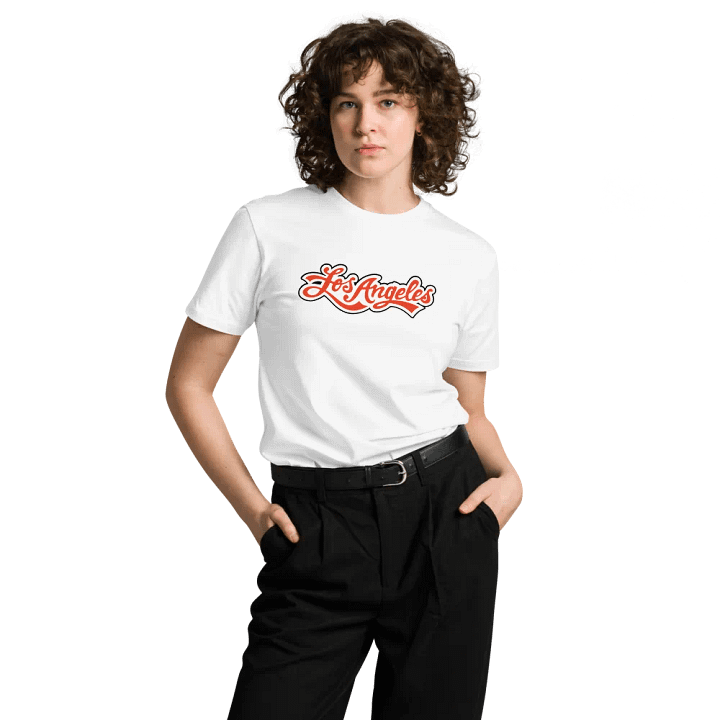 Elegant Los Angeles Script Logo T-Shirt product image (1)