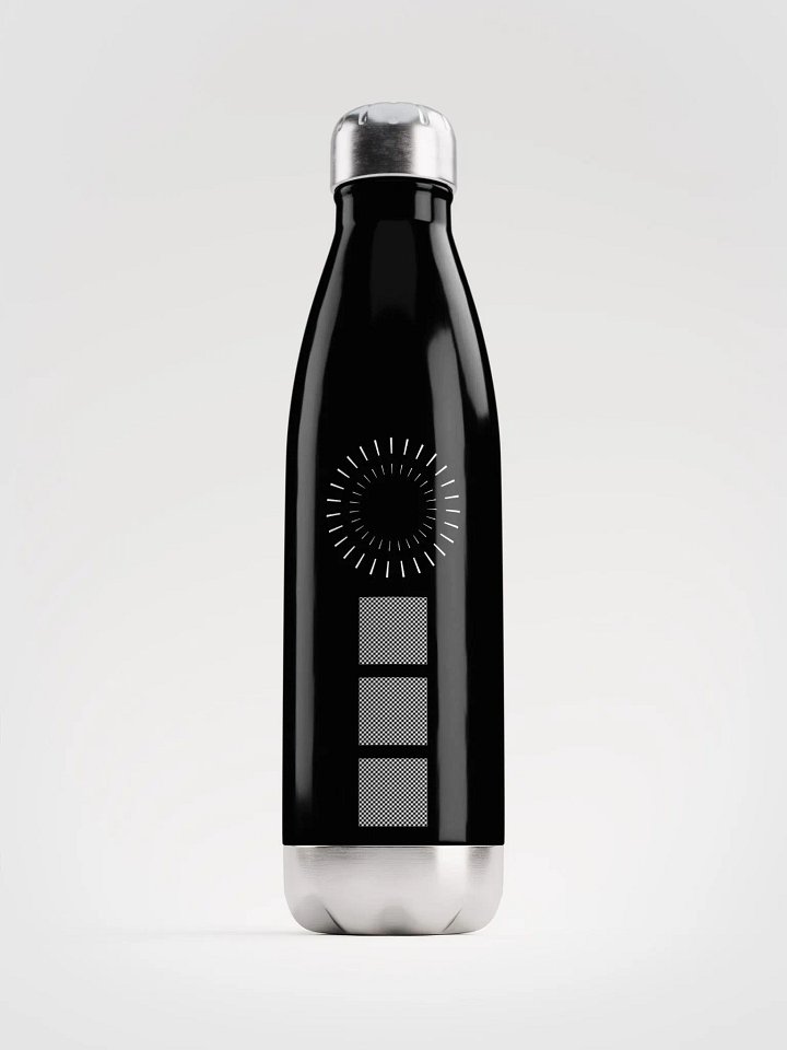Squares and Circle Stainless Steel Flask Water Bottle product image (1)