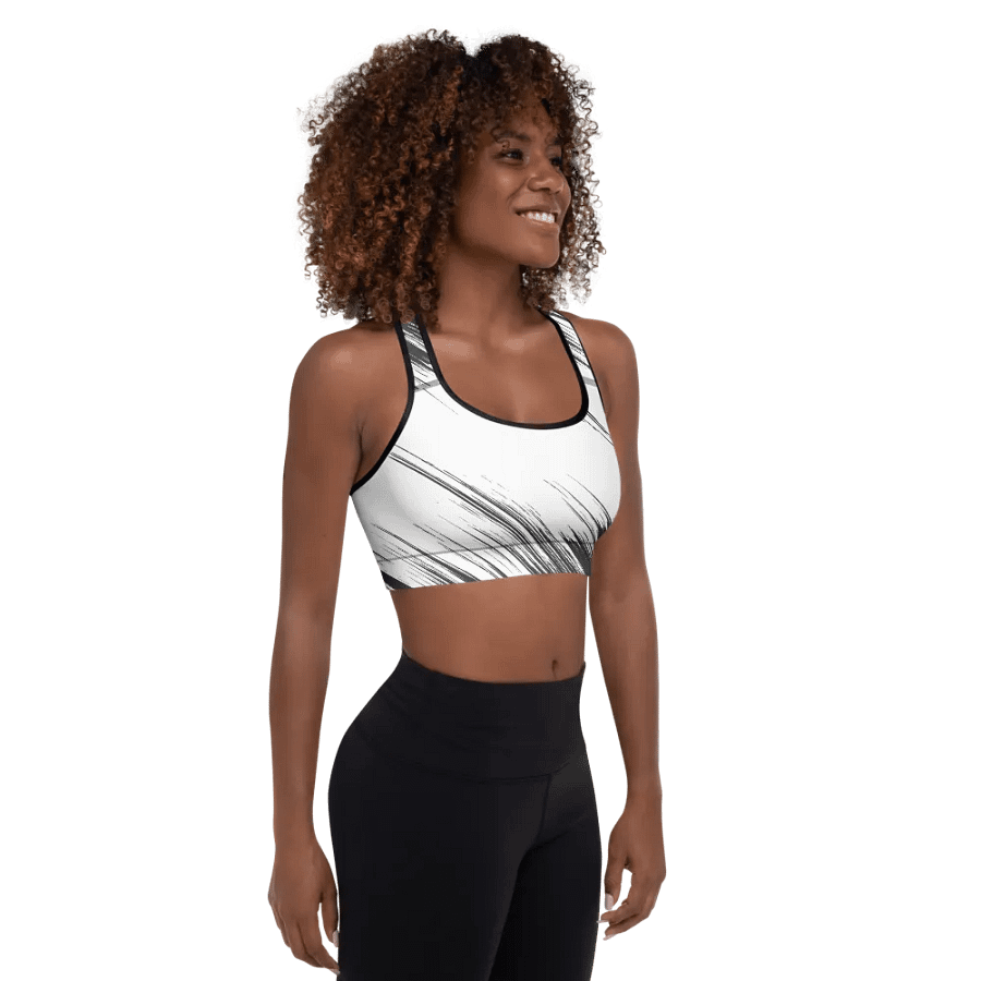 Black fade Sports Bra product image (6)
