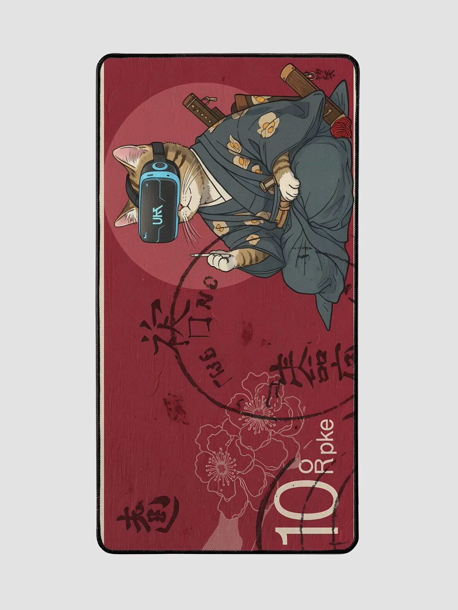 Desk Mat - "hacker Cat" #R1 product image (2)