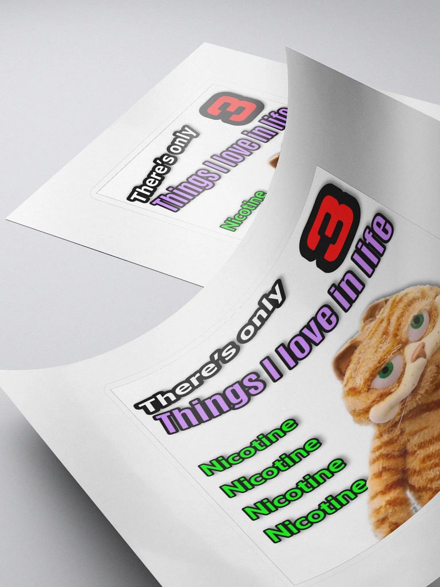 Nicotine Sticker product image (4)