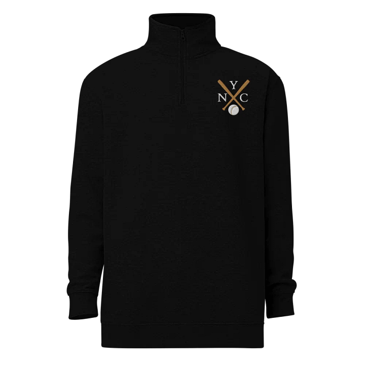 NYC Baseball Embroidery Half Zip product image (2)