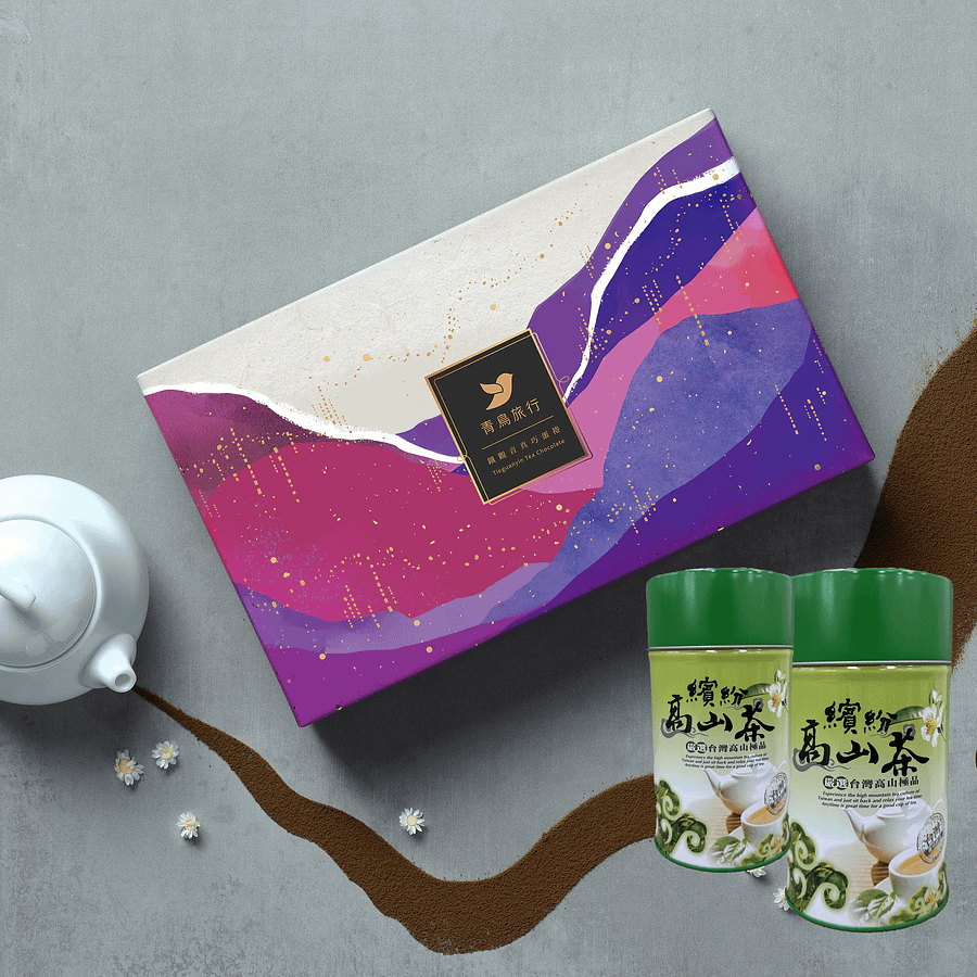 限量端午組合：濃香蛋捲-青茶口味1盒 + 阿里山高山烏龍茶2罐 product image (1)