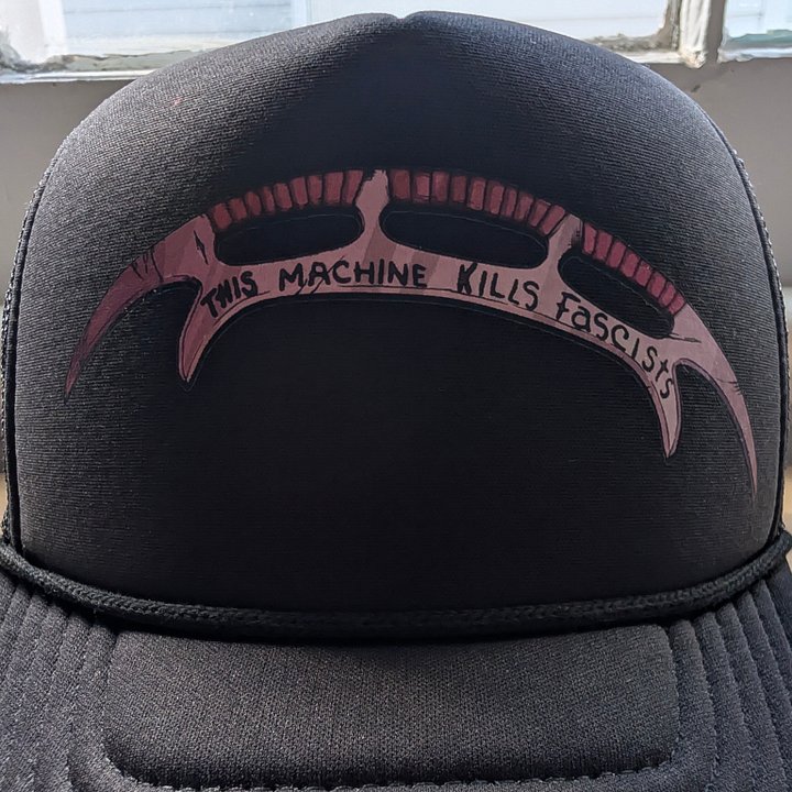 "This machine..." Bat'leth Trucker Hat product image (2)