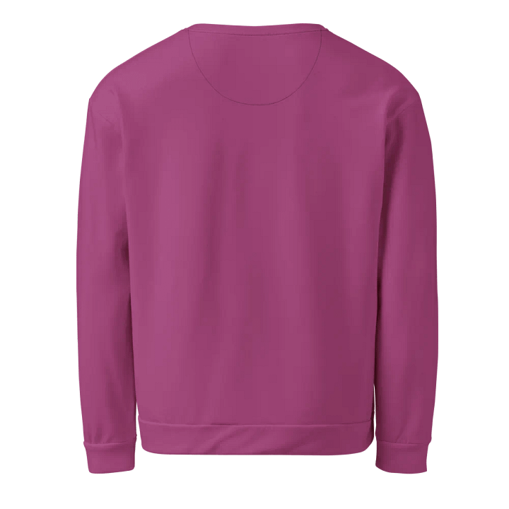 Plain Plum Purple True Summer Unisex Recycled Polyester Heavyweight Premium Sweatshirt by Treasure Pie product image (2)
