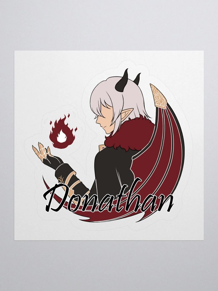 The Demon Hunter (Logo Sticker) product image (1)