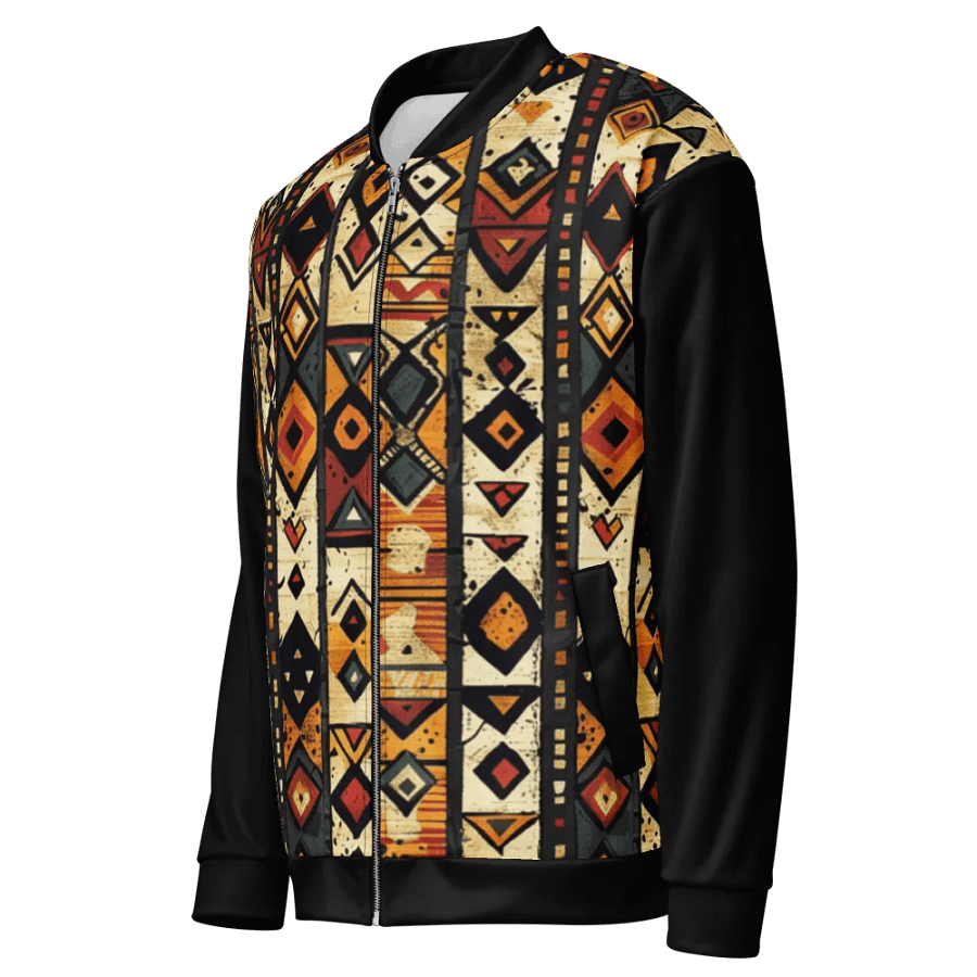African Tribal Fusion All-Over Print Bomber Jacket product image (4)