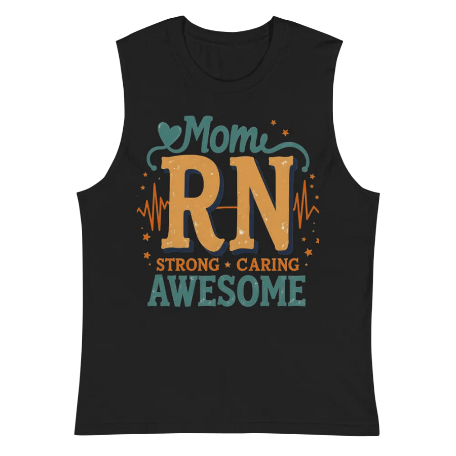 Mom RN Strong Muscle Tank product image (3)