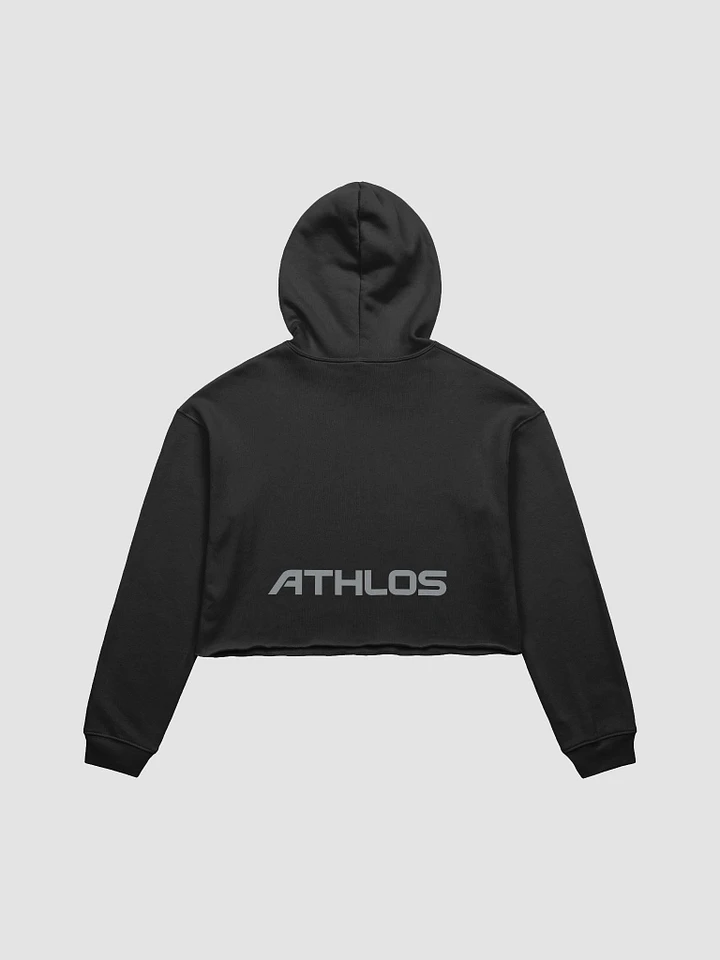 Crop ATHLOS Hoodie - Black product image (2)