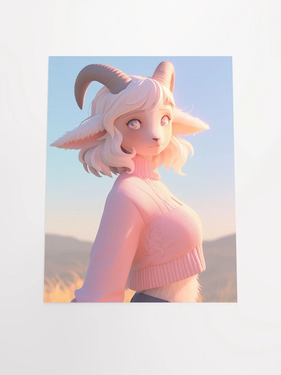 Whimsical Goat-Human Hybrid Poster product image (4)