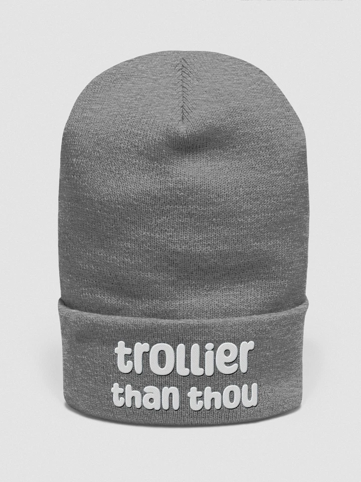 Trollier Than Thou Beanie - pastel colours product image (1)
