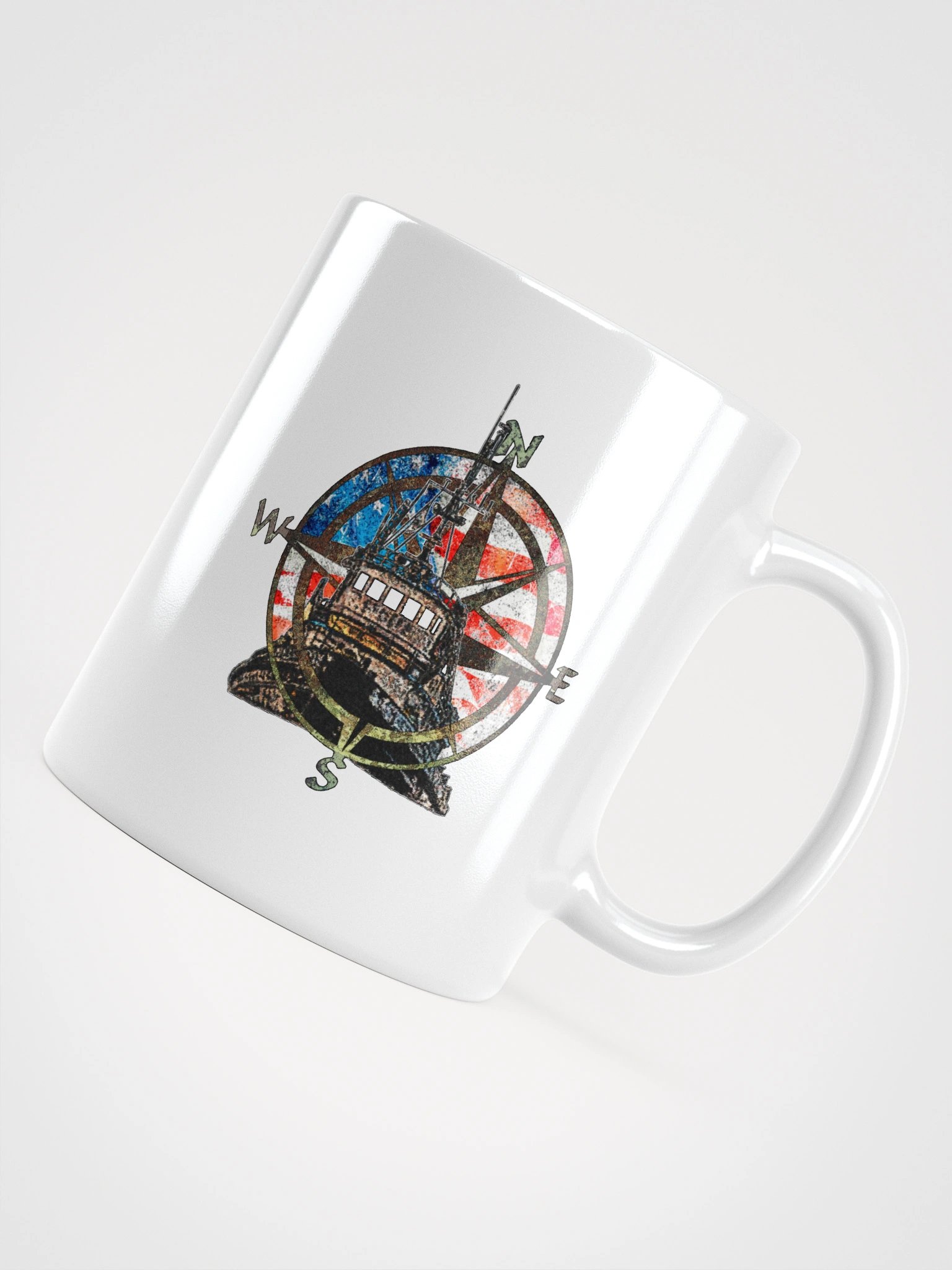 Compass Rose Pacific Falcon Flage Mug 11oz, 15oz, & 20oz product image (5)