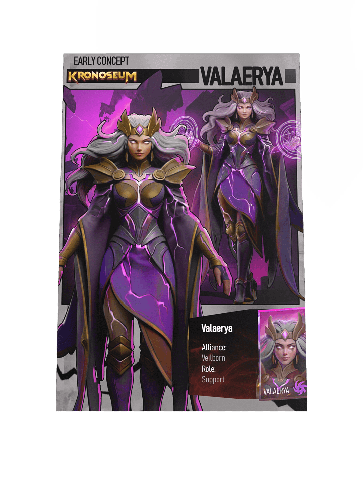 Valaerya Early Concept Art Poster product image (1)
